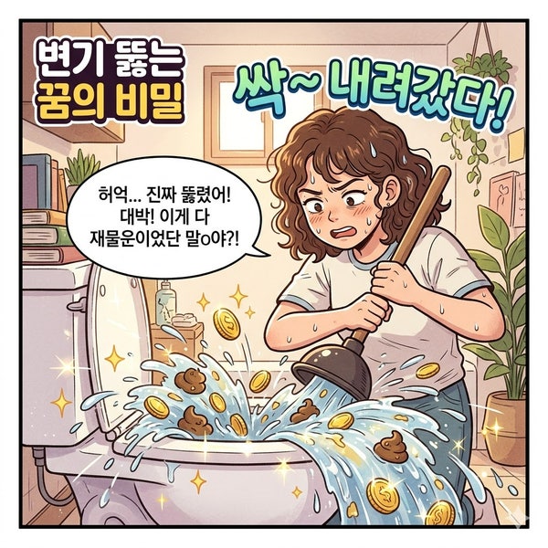 변기 막힌 꿈 해몽, 답답한 상황을 의미하는 꿈일까?