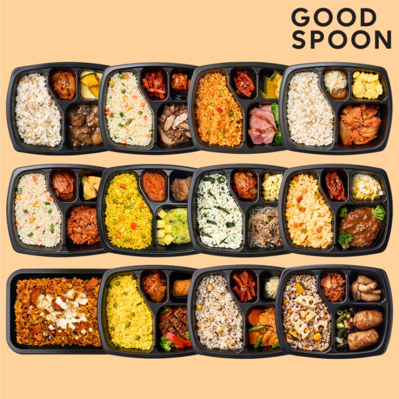 다이어트 식단 굿스푼 냉동 도시락, 12종 맛보며 다이어트 식단 고민 끝!