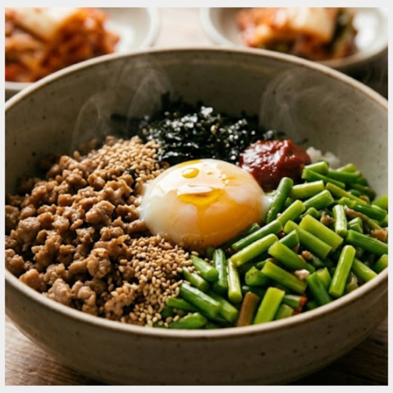 마늘쫑비빔밥 만드는 법 마늘쫑 아린맛 매운맛 10분 제거 비법