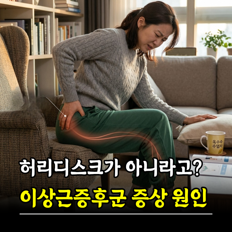 허리디스크가 아니라고? 이상근증후군 증상 원인 치료