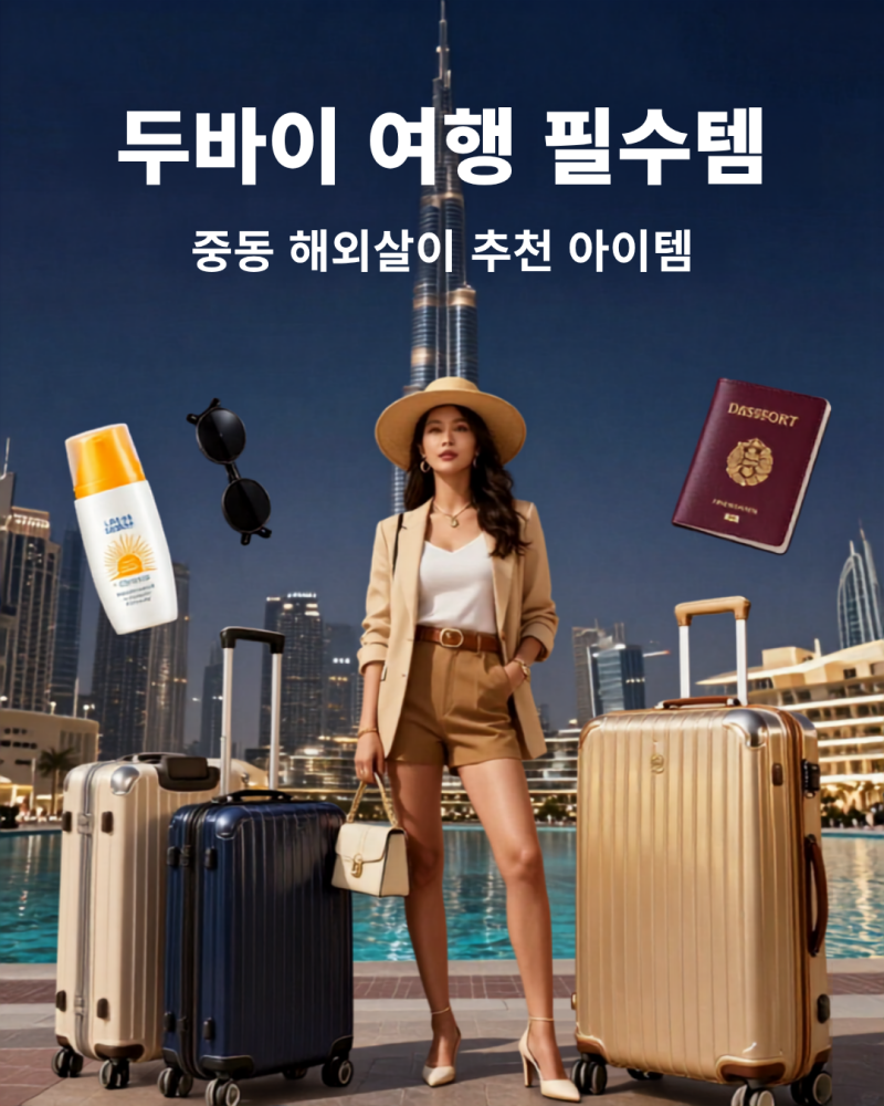 두바이 여행 & 사우디/두바이 해외살이 필수템 추천 총정리｜중동 생활 전 꼭 챙기면 좋은 것....