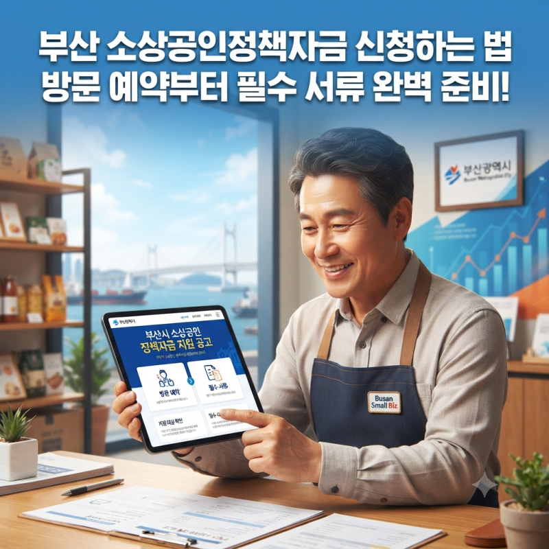 부산 소상공인정책자금 신청 조건 및 지역센터 방문 예약 서류 총정리