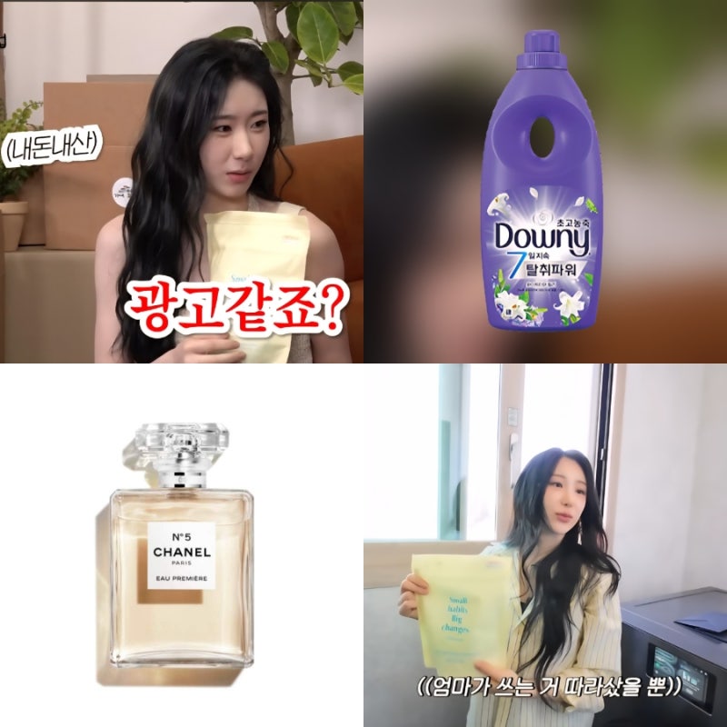 채령·채연이 사용하는 세제는? 여름 향기 관리 루틴! 소소이지 세제부터 다우니, 샤넬 향수....