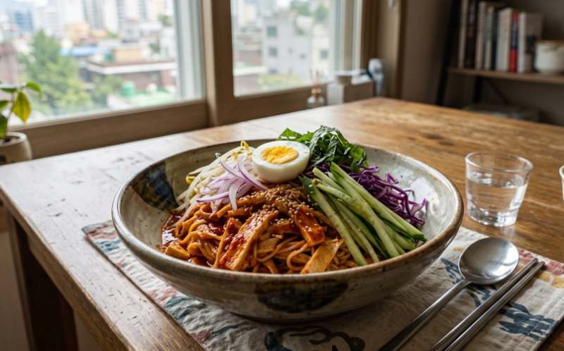 두부면 비빔국수 레시피 | 저당고추장으로 가볍게 먹는 다이어트 비빔국수