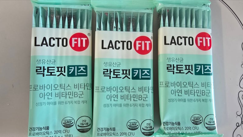 어린이 유산균 "락토핏 생유산균 키즈" 7년간 꾸준히, 항생제 줄이는중