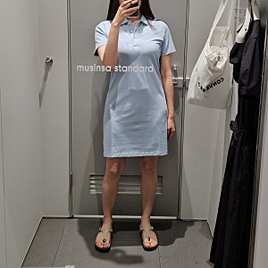 라코스테 폴로 카라 반팔 원피스가 부담스러울땐 무신사 스탠다드