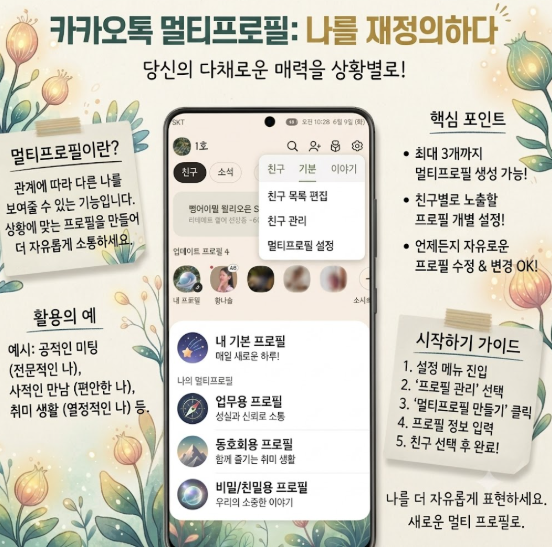 카카오톡 멀티 프로필 하는 방법