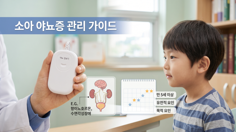 소아 '야뇨증' 원인과 만 나이 기준과 '야뇨 경보기' 및 치료 가이드