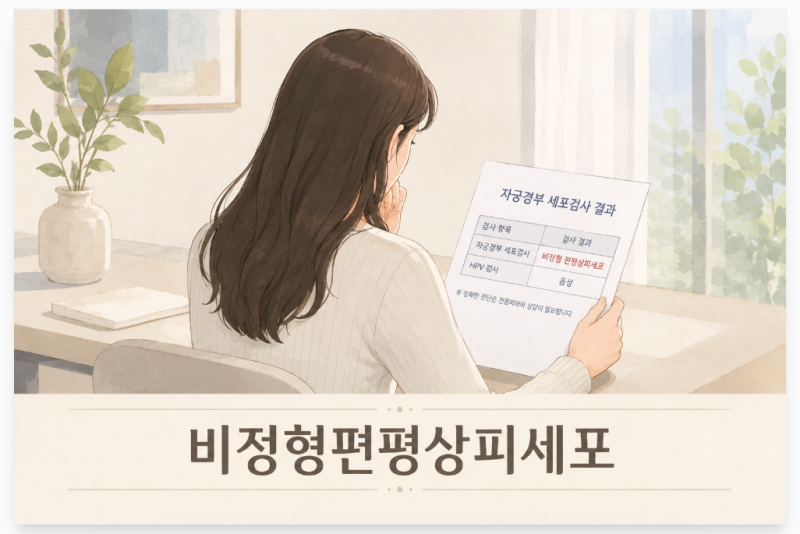 비정형편평상피세포 이상 나왔다면 이렇게 대처하세요