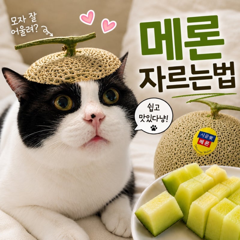 메론 자르는 법 초보자도 쉽게 남은 메론 보관 버리는 방법
