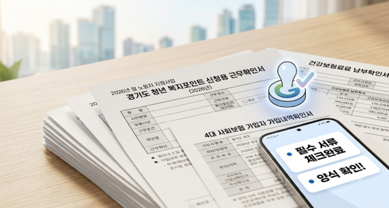 2026년 경기도 청년 복지포인트 신청 방법 및 조건 (7월 1차 요약, 연 120만 원)