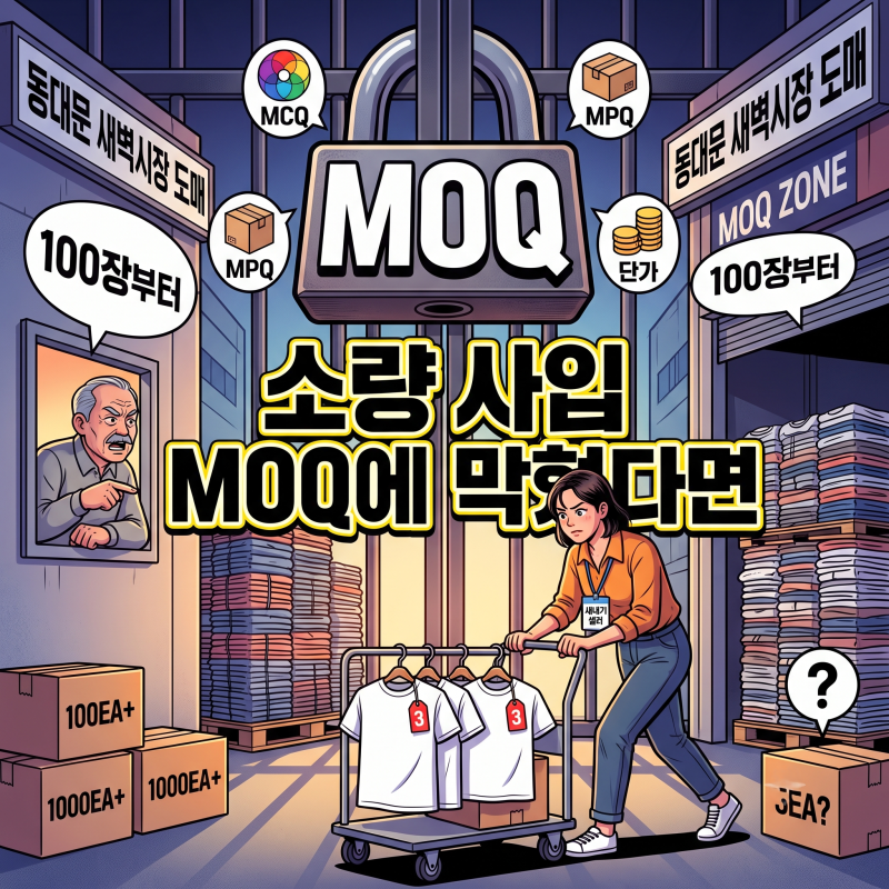 MOQ 뜻, 최소주문수량이 낮으면 무조건 이득일까요?