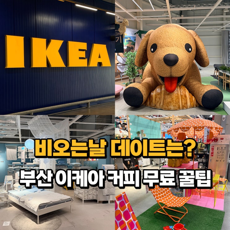 쇼핑부터 먹거리까지! 부산 기장 동부산 <b>이케아</b> 커피 무료 꿀팁