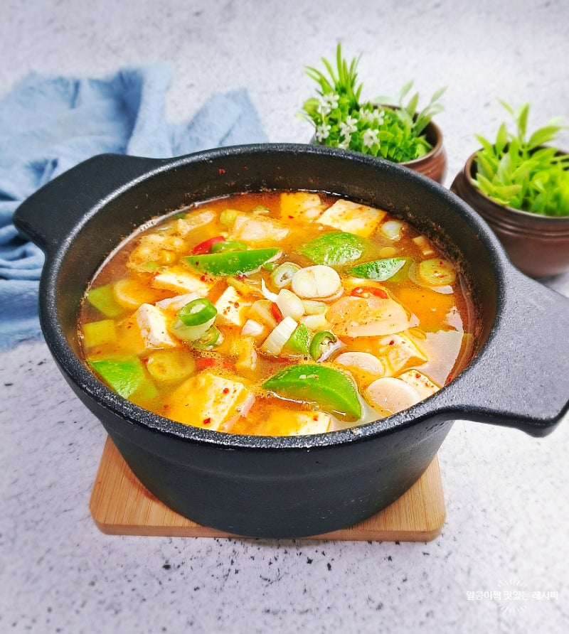 애호박 새우젓찌개 끓이는법 두부 새우젓국 레시피