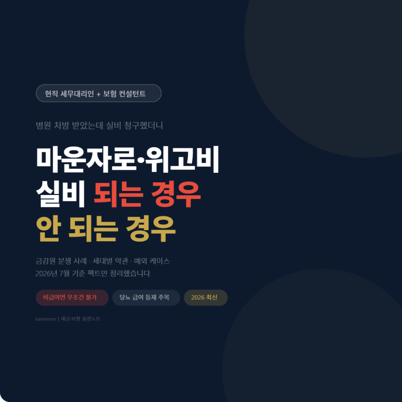 마운자로·위고비 실비 청구 될까? 보험처리 되는 경우와 안 되는 경우 총정리. 위고비·마운....