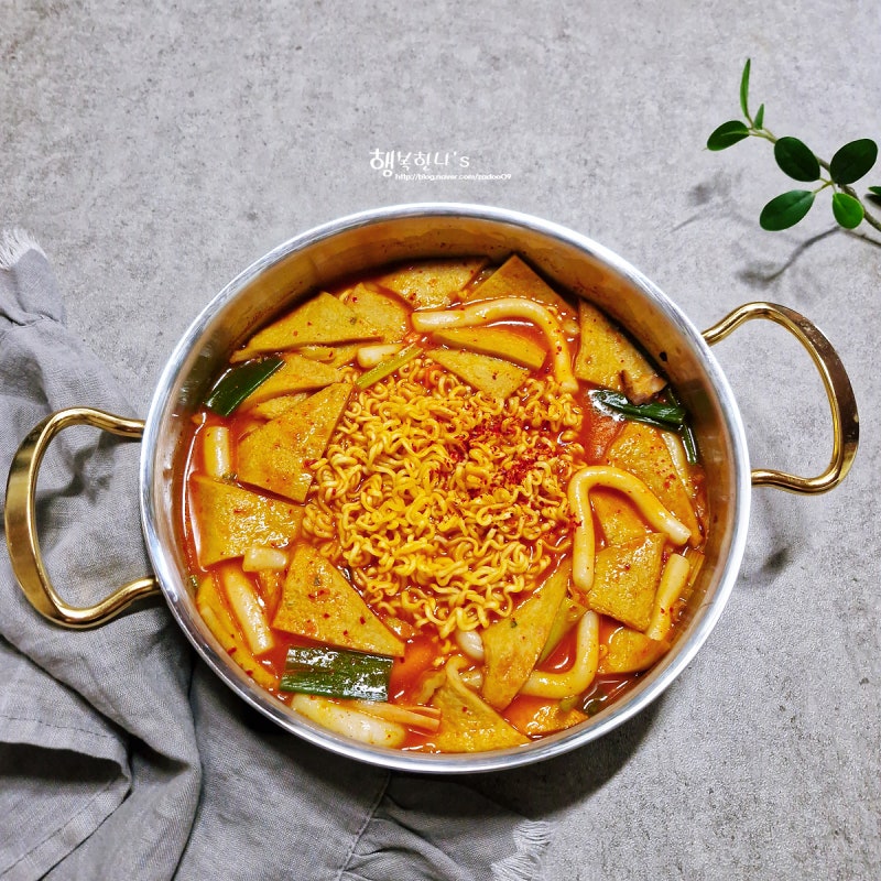 류수영 라볶이 황금레시피 라면볶이 만들기 간단한 분식 요리