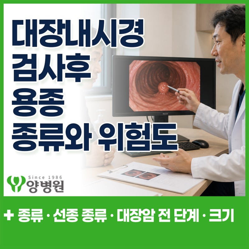 대장내시경에서 대장 용종 발견, 양성종양이면 괜찮을까요? 대장암 전 단계와 톱니형선종 정....