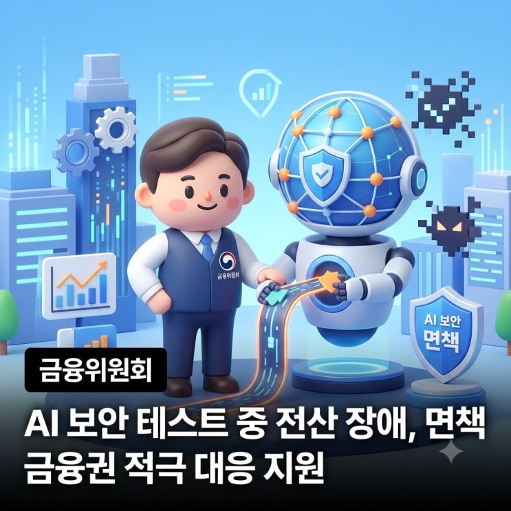 <b>금융위</b> "AI 보안 사고 봐준다... 미만·<b>장애</b> 4시간 이내, <b>면책</b>조... 