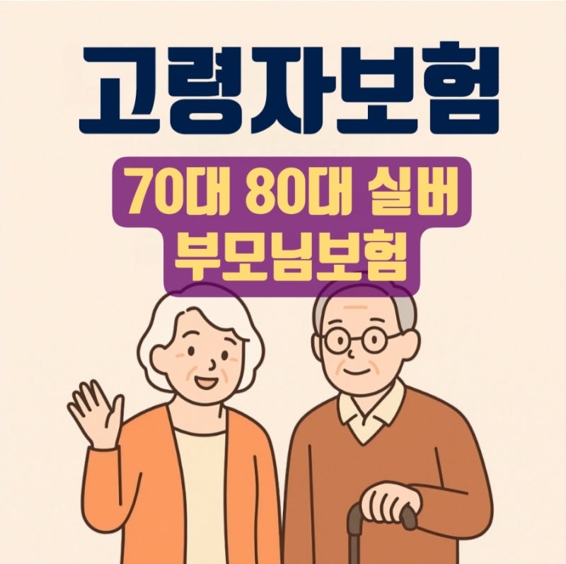 [70대 80대 실버보험 추천] 고령자 부모님보험 간병인보험 수술비보험 상해보험에 '이것'까지 ....
