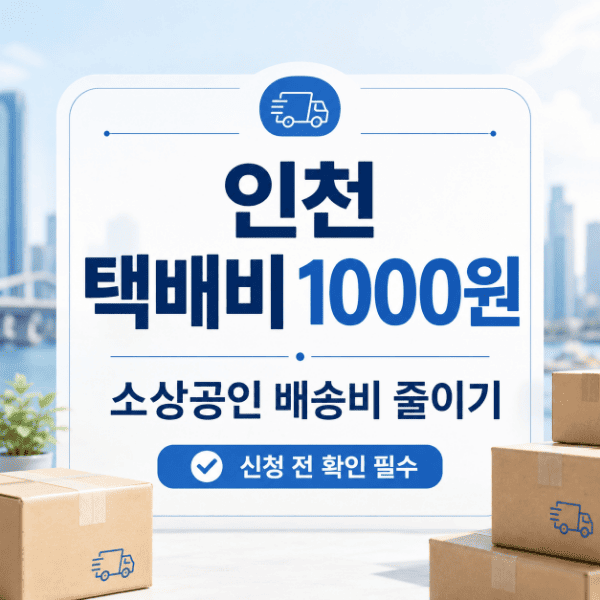 인천 천원택배 이용방법 요금 대상 총정리