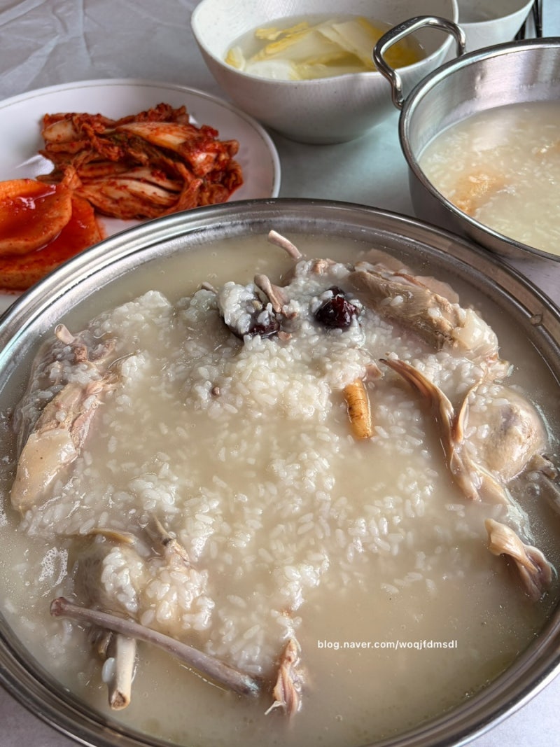 천안 동원정 오리 누룽지백숙 잘하는집 맛집 주차편한 식당