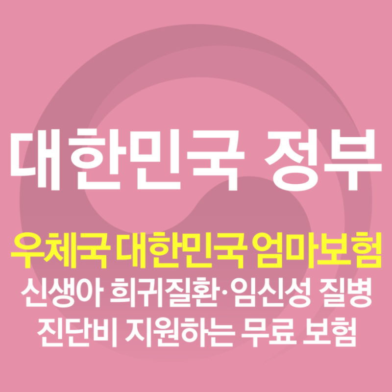 우체국 임산부 무료보험 신청방법 총정리 (+2026년 버전)