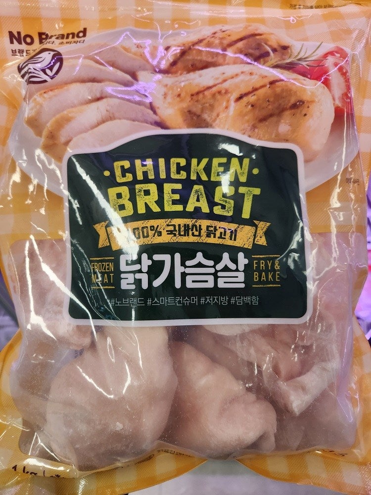 자취 필수 이마트닭가슴살 노브랜드 [노브랜드] 냉동 닭가슴살 1kg
