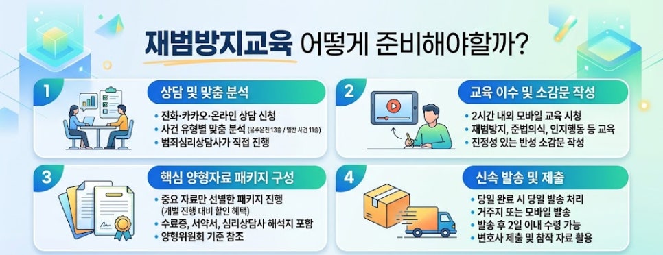 한국에서 재범방지교육 어떻게준비할까?
