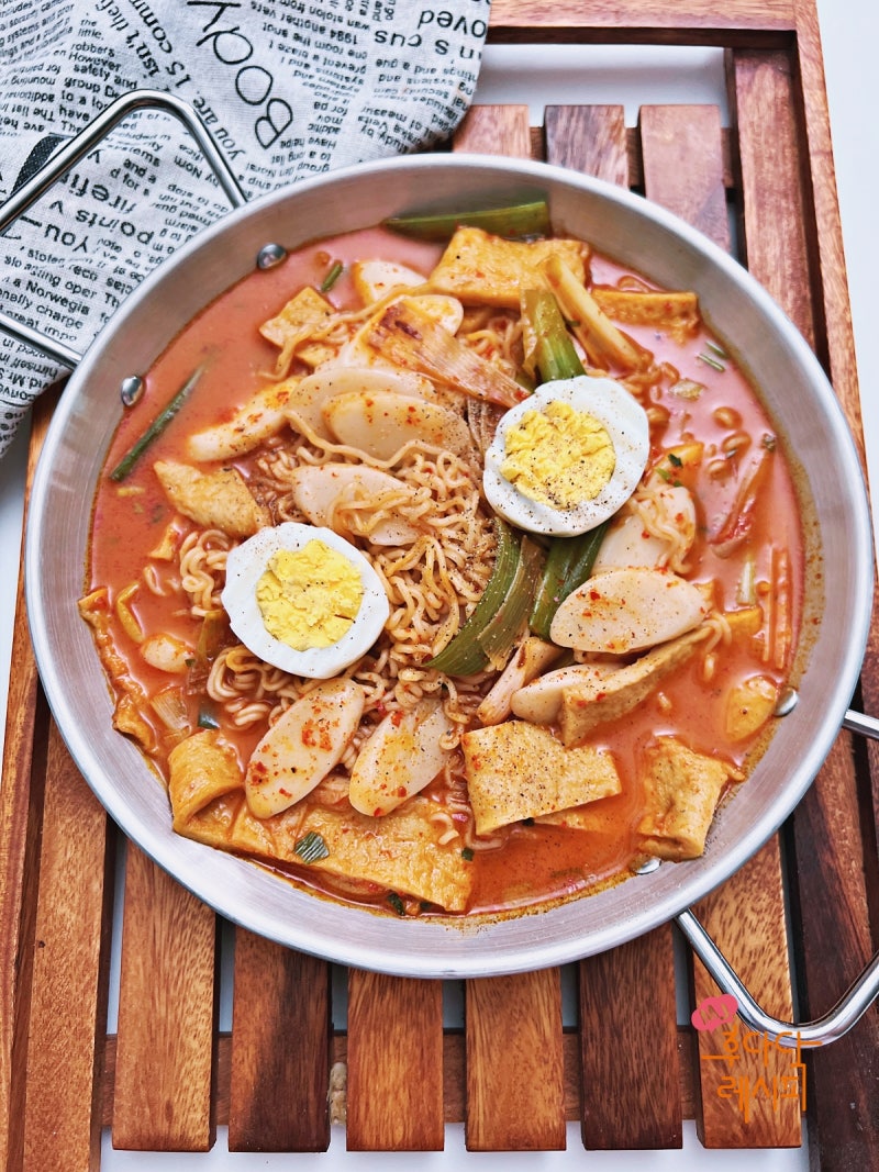 국물 라볶이 레시피 라면볶이