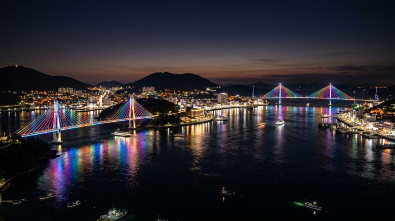 여수 밤바다 여행 코스 총정리｜거북선대교 낭만포차거리 + 해상케이블카 야경 완벽 가이드 ....