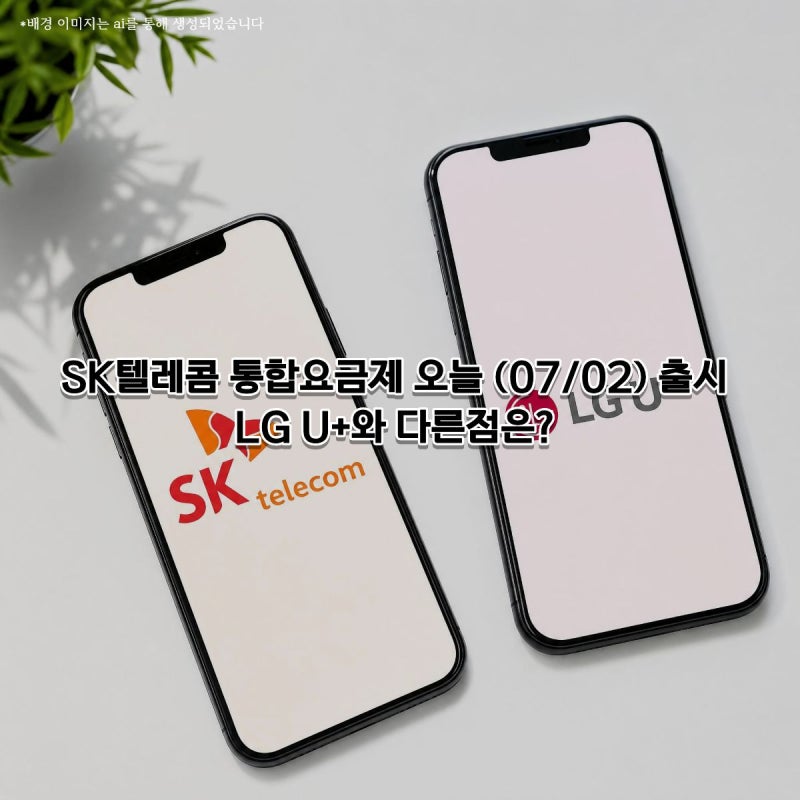 SKT 통합요금제 오늘부터 시작, 내 통신요금 진짜 달라지나