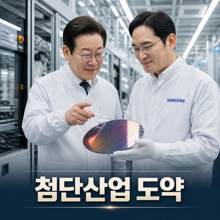 <b>이 대통령 이재용 결단</b> 첨단산업 도약 선도