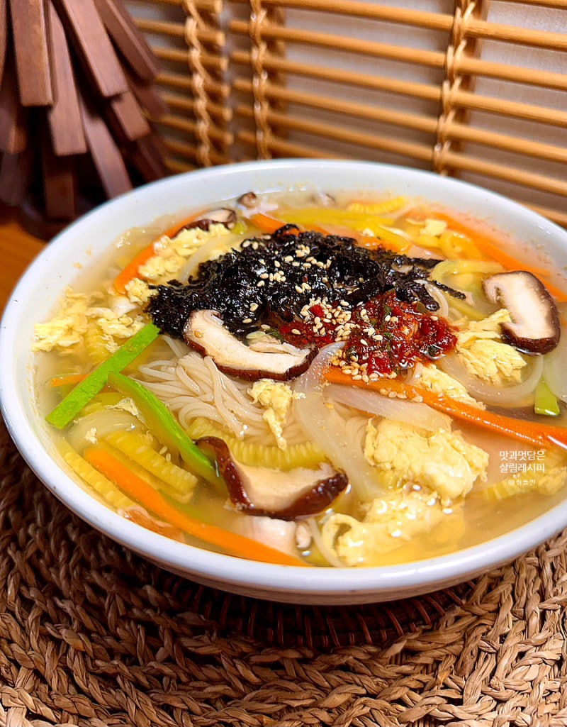 잔치국수 레시피 간단 코인육수잔치국수 양념장 만들기