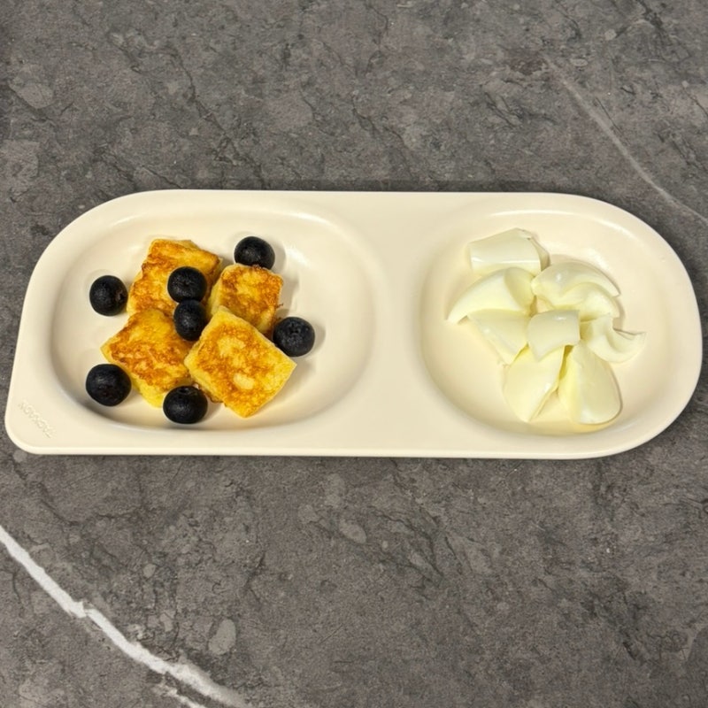 [유아식 식단] 돌아기 간식, 등원 전 아침밥으로 좋은 촉촉한 프렌치토스트