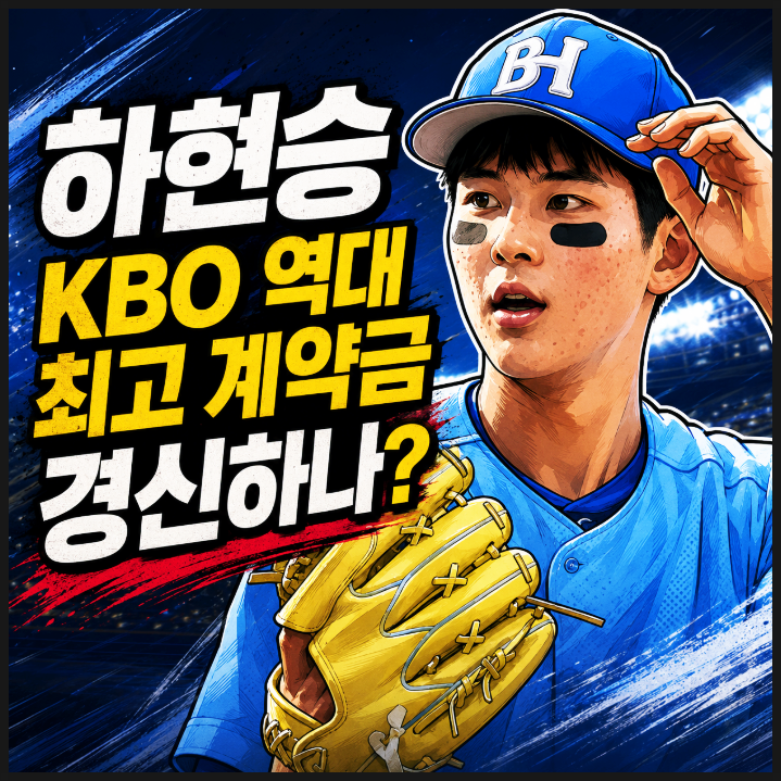 "300만달러 거절" 하현승, KBO 역대 최고 계약금 경신하나…최대 15억 전망도