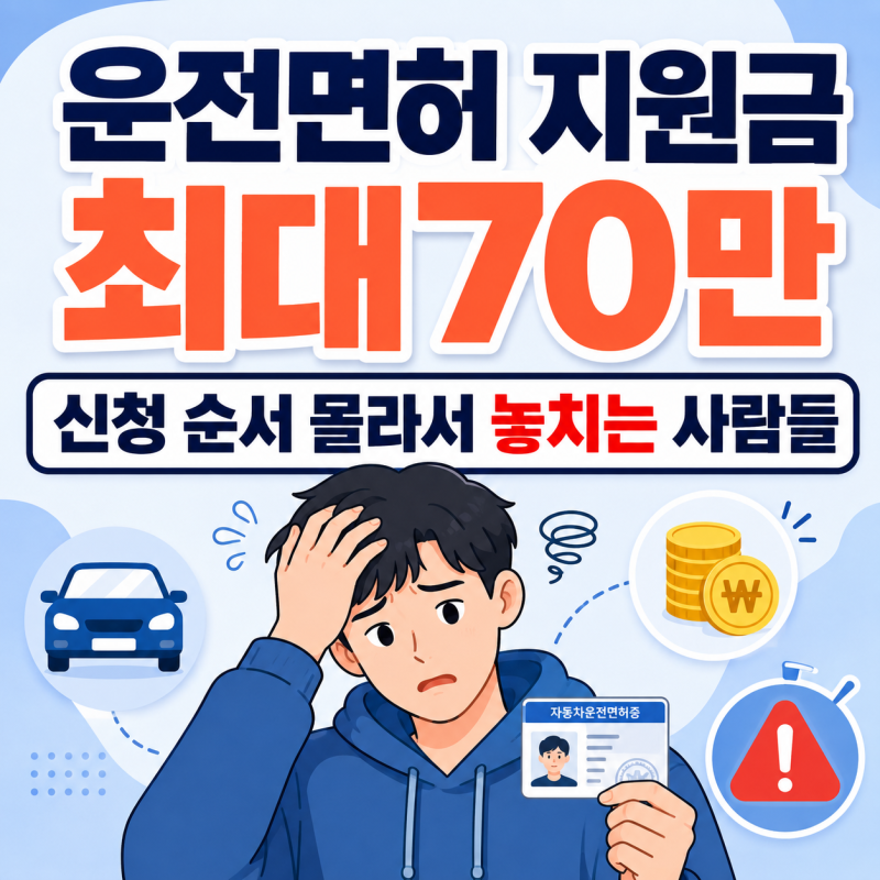 경기도 서울 청년 운전면허 지원금 얼마 받을까?(ft.신청 방법)