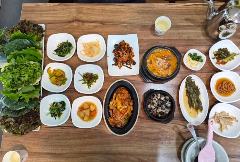 이경진 우렁쌈밥정식