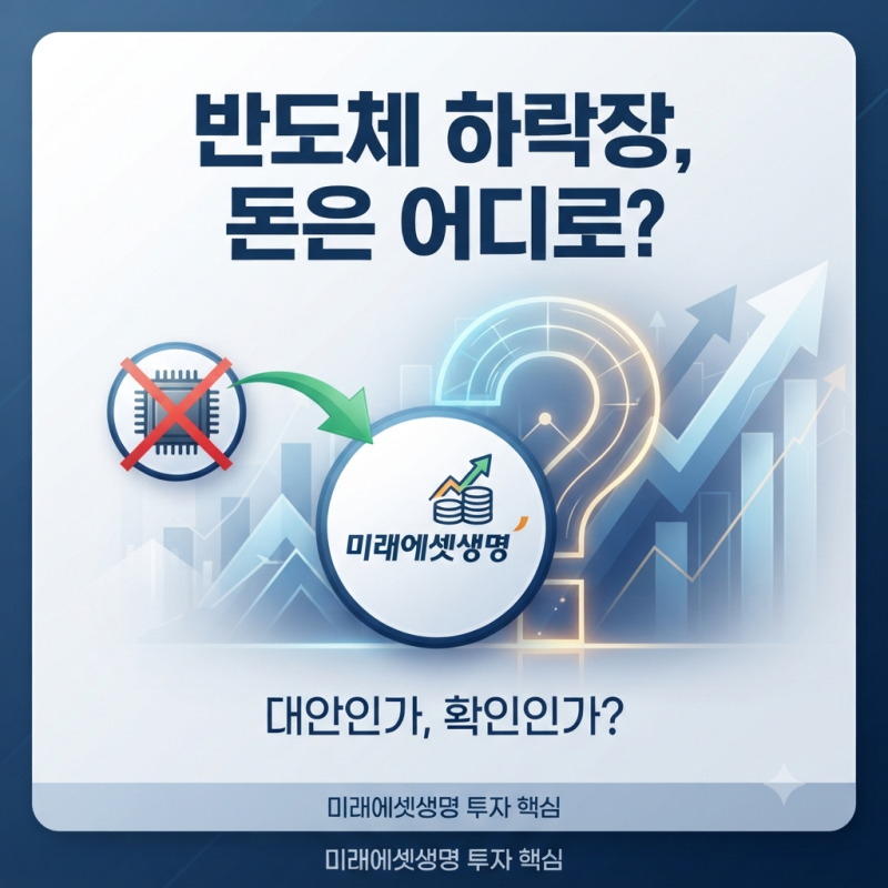 미래에셋생명 주가 전망 반도체 하락장 존버 가능할까