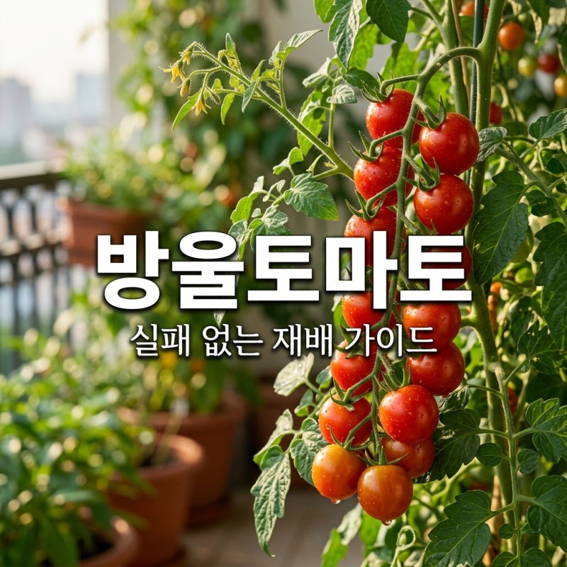 방울토마토 키우기 곁순 제거부터 수확까지 실패 없는 꿀팁
