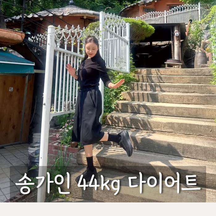 송가인 44kg 다이어트 근황 공개하며 전한 "자기관리 끝판왕" 면모