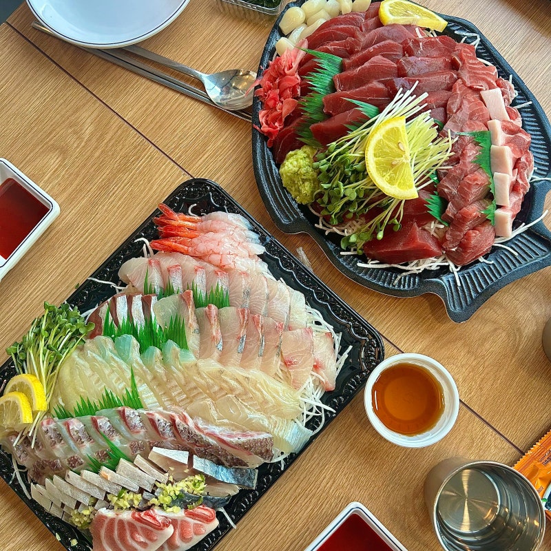 노량진수산시장 국산 생참치 코우지 오마카세 손선장 하늘채 본관 룸 예약 솔직후기