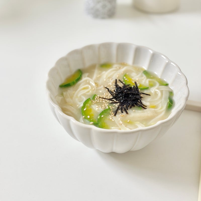 간단한 사골육수요리 레시피 사골칼국수 만드는 법