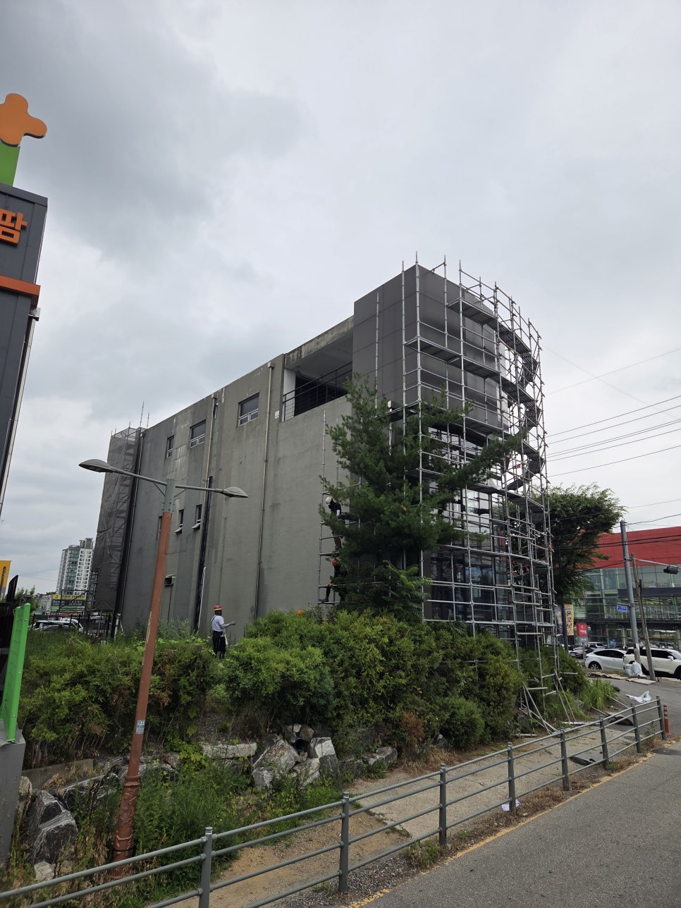 용인 시스템 비계 마북동 KFC 현장 완벽 시공 완료
