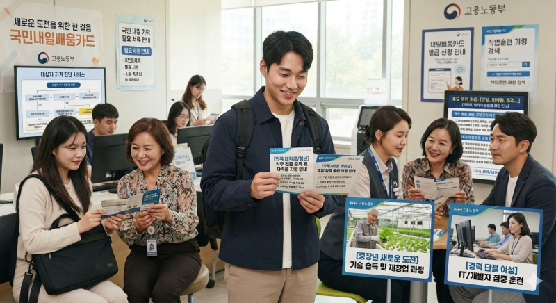국민내일배움카드 신청 자격 및 발급 방법