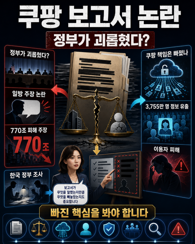 <b>미 하원</b> 법사위 <b>쿠팡 보고서</b> 논란, 3,755만 명 개인정보 유출은... 