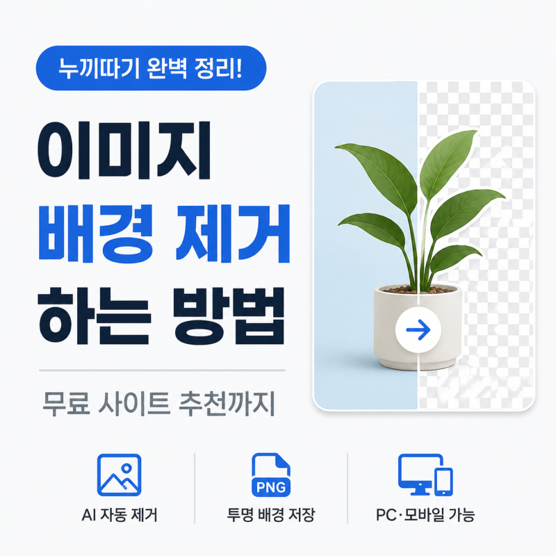 이미지 배경 제거 누끼따기 투명하게 만드는 방법 무료 사이트 추천까지 총정리