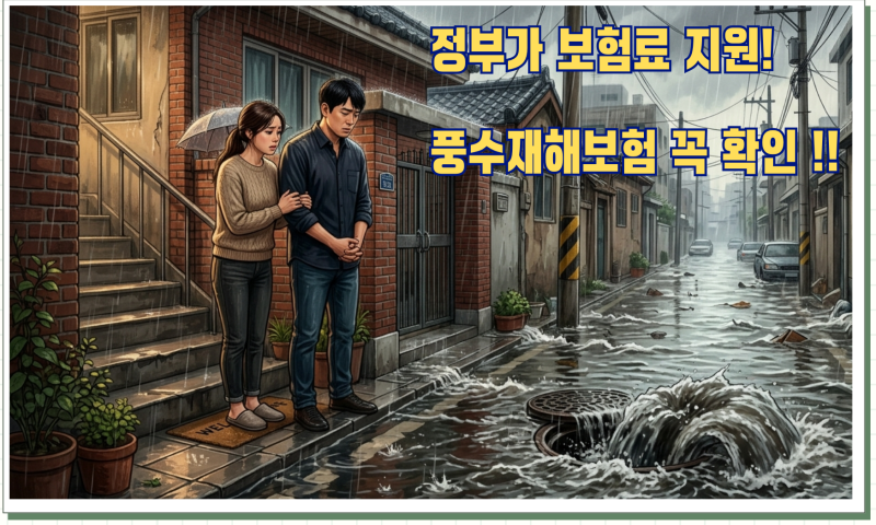 풍수재해보험 가입방법 총정리, 정부가 보험료 지원하는 정책보험 알고 계셨나요?