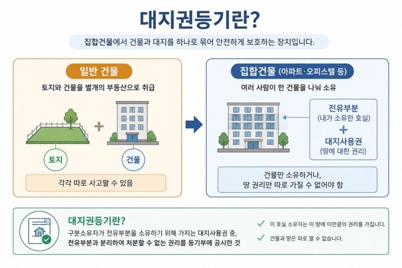 청약 아파트 대지권 등기란? 왜 해야 하는지 쉽게 정리｜1편