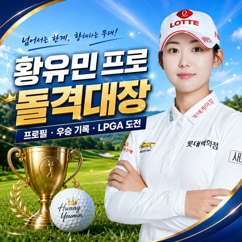 KLPGA 황유민 프로 완전 정리! ‘돌격대장’에서 LPGA 루키로, 공격적인 골프가 매력인 스타 골....