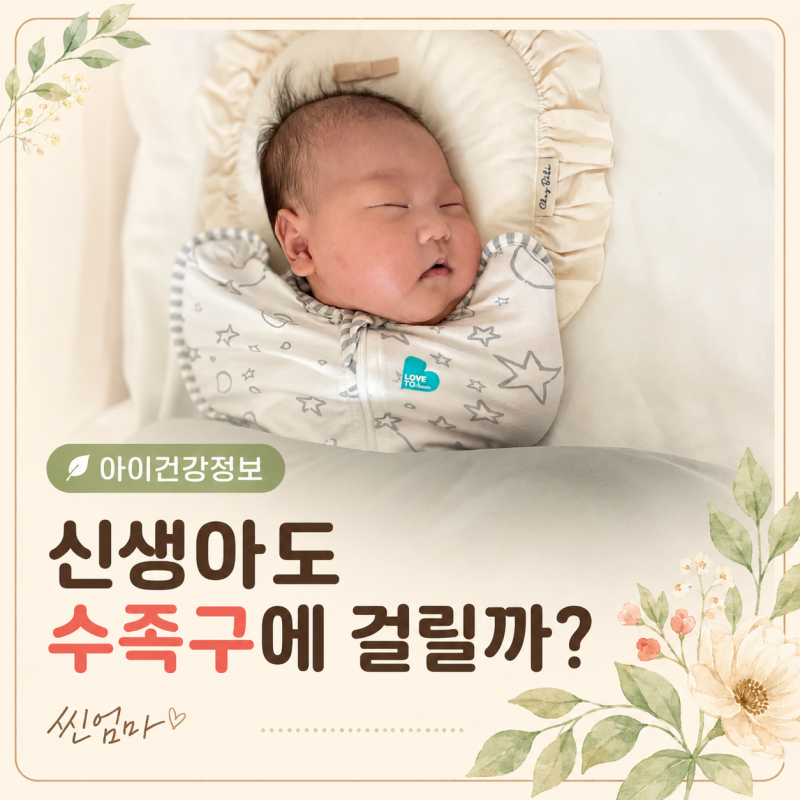 신생아도 수족구 걸릴까? 증상부터 병원 기준까지 정리